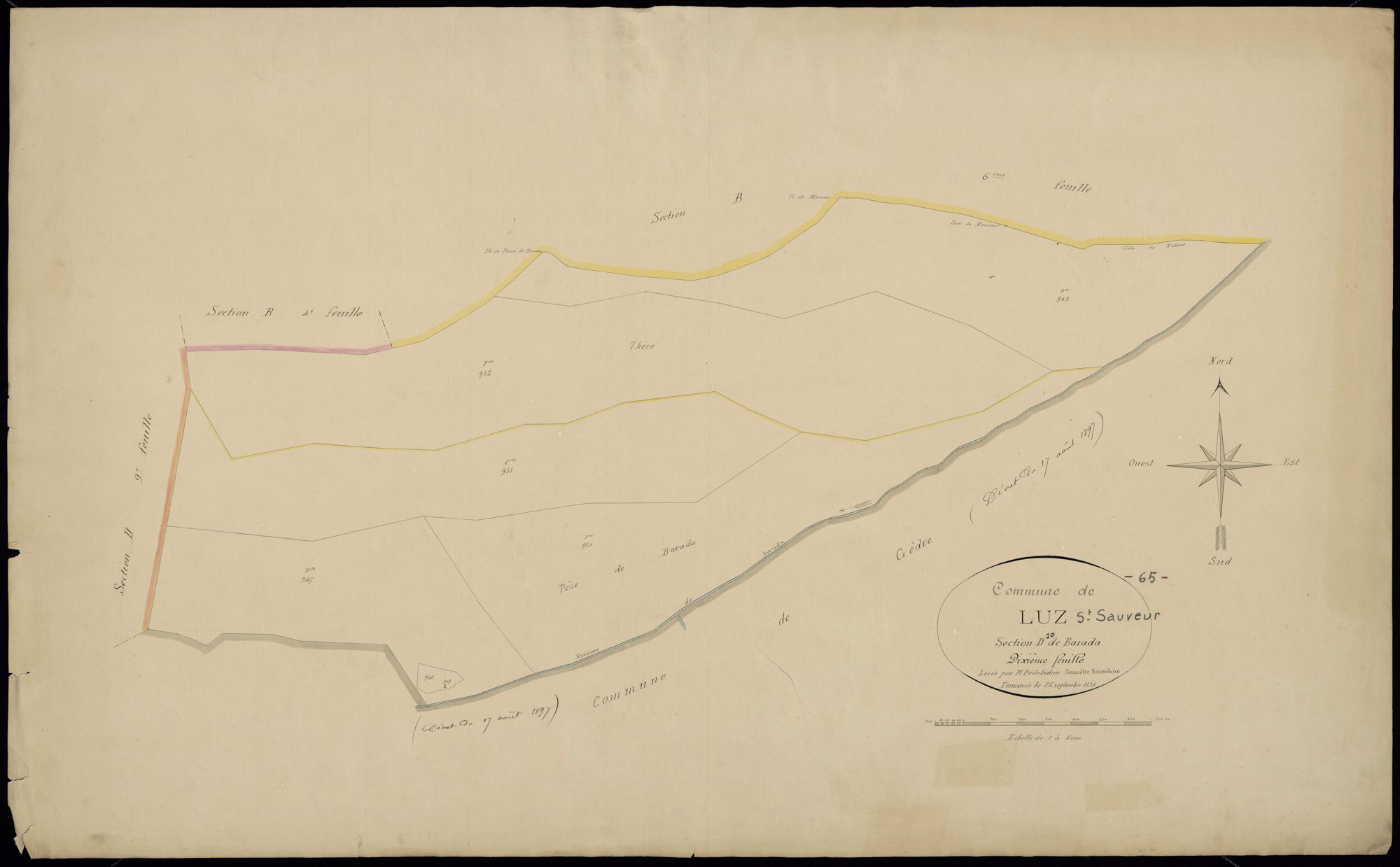 Luz-Saint-Sauveur - Luz-Saint-Sauveur.- Section D, 10e feuille