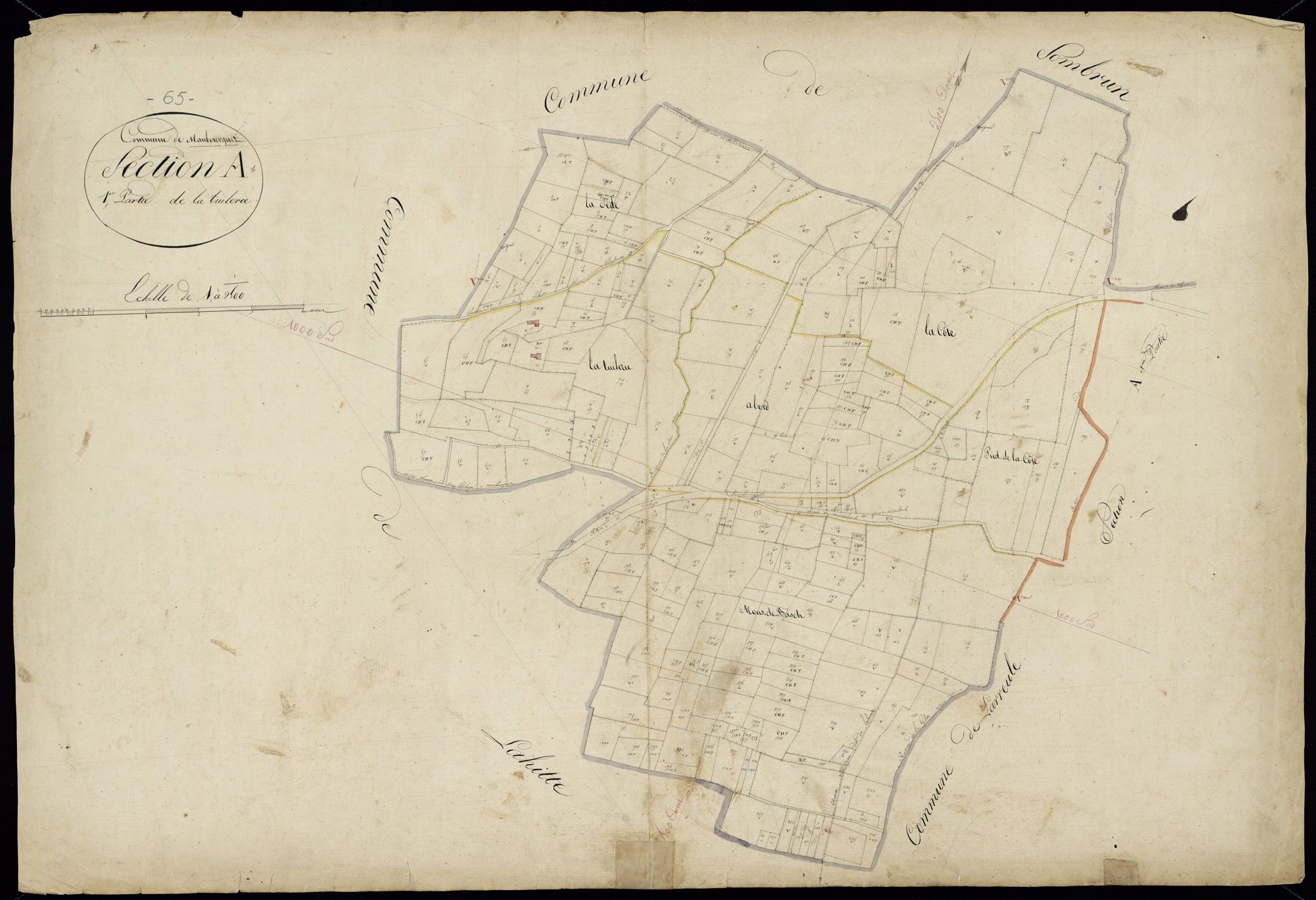 Maubourguet - Maubourguet.- Section A, 1re partie