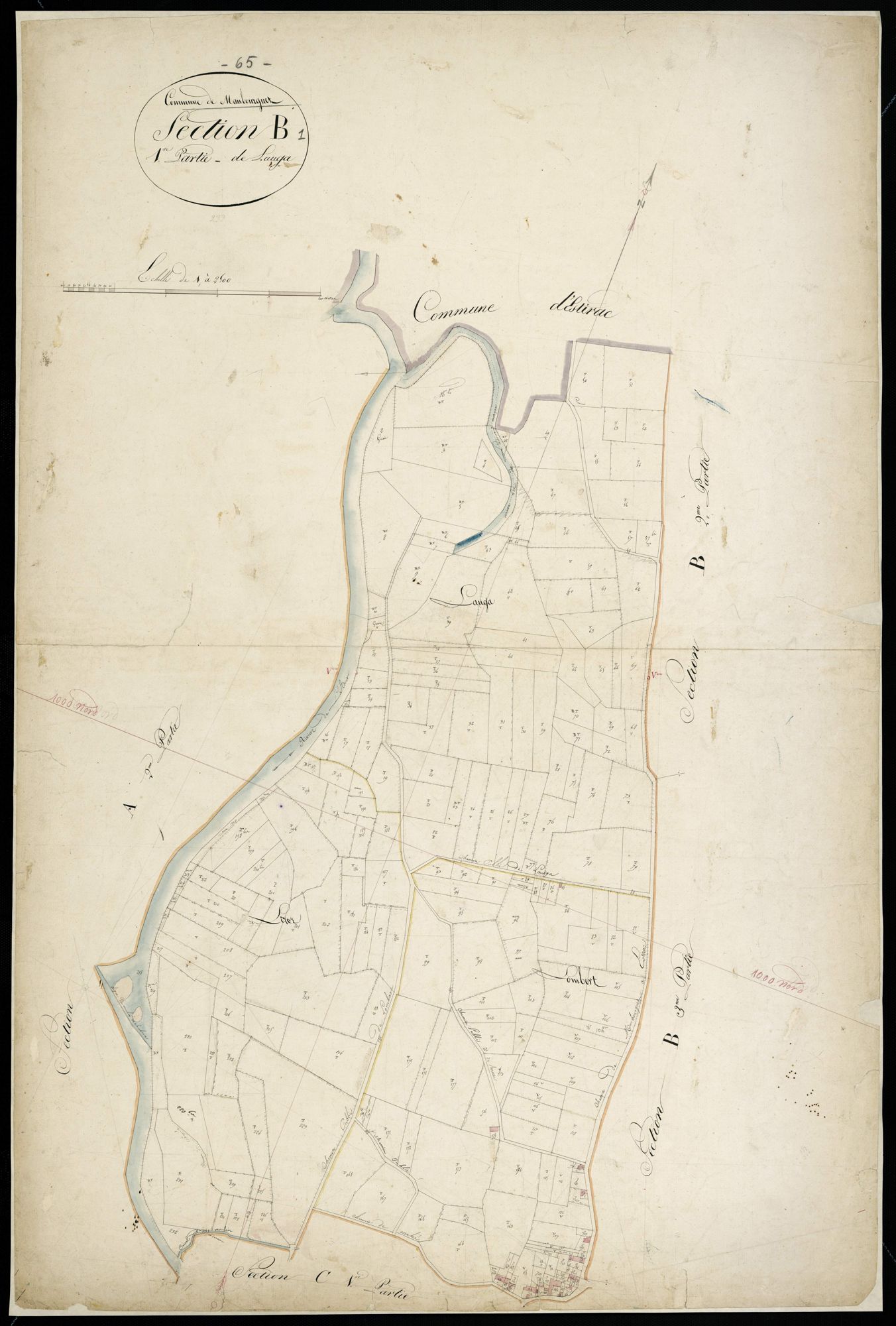 Maubourguet - Maubourguet.- Section B, 1re partie