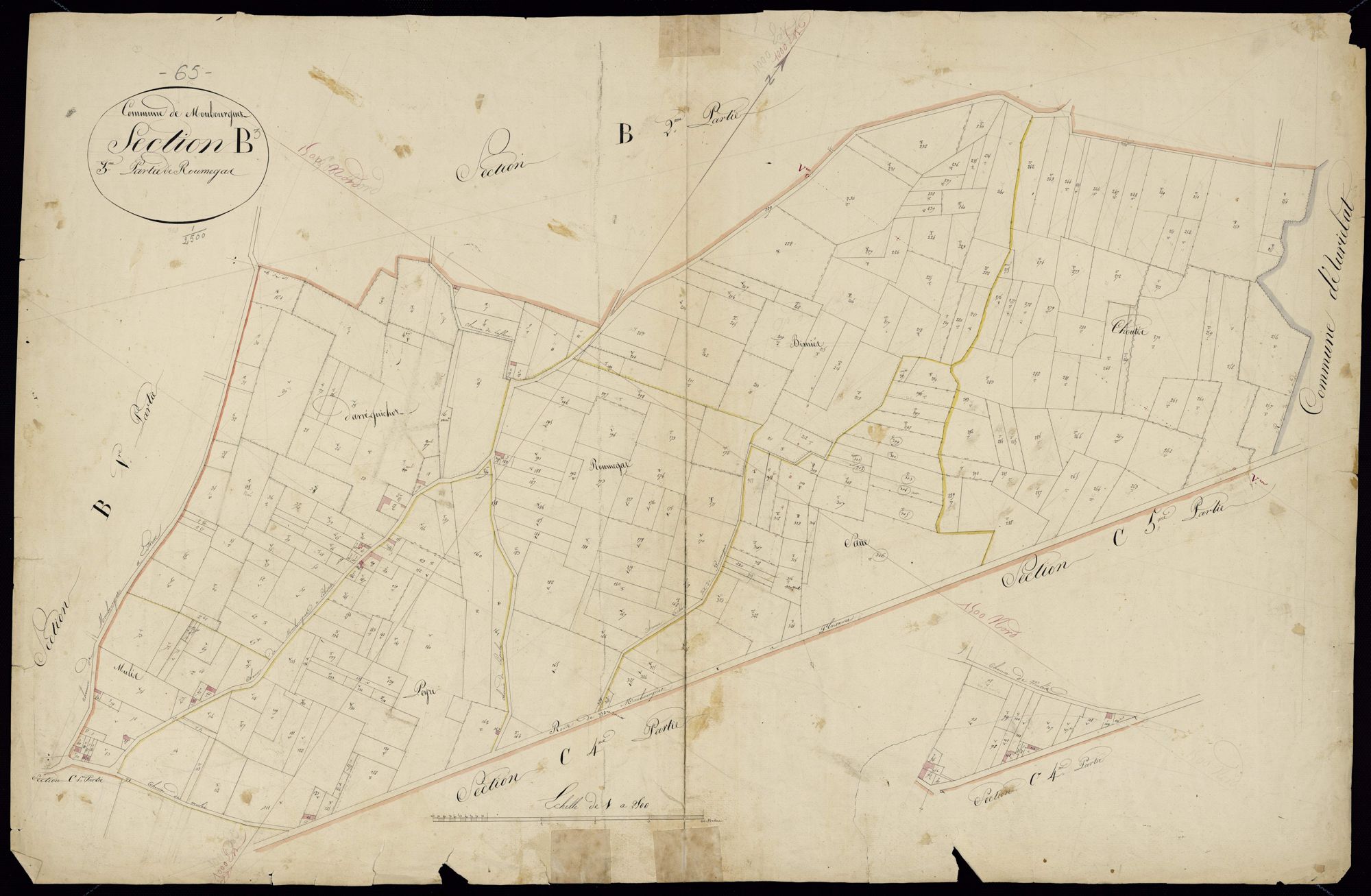 Maubourguet - Maubourguet.- Section B, 3e partie