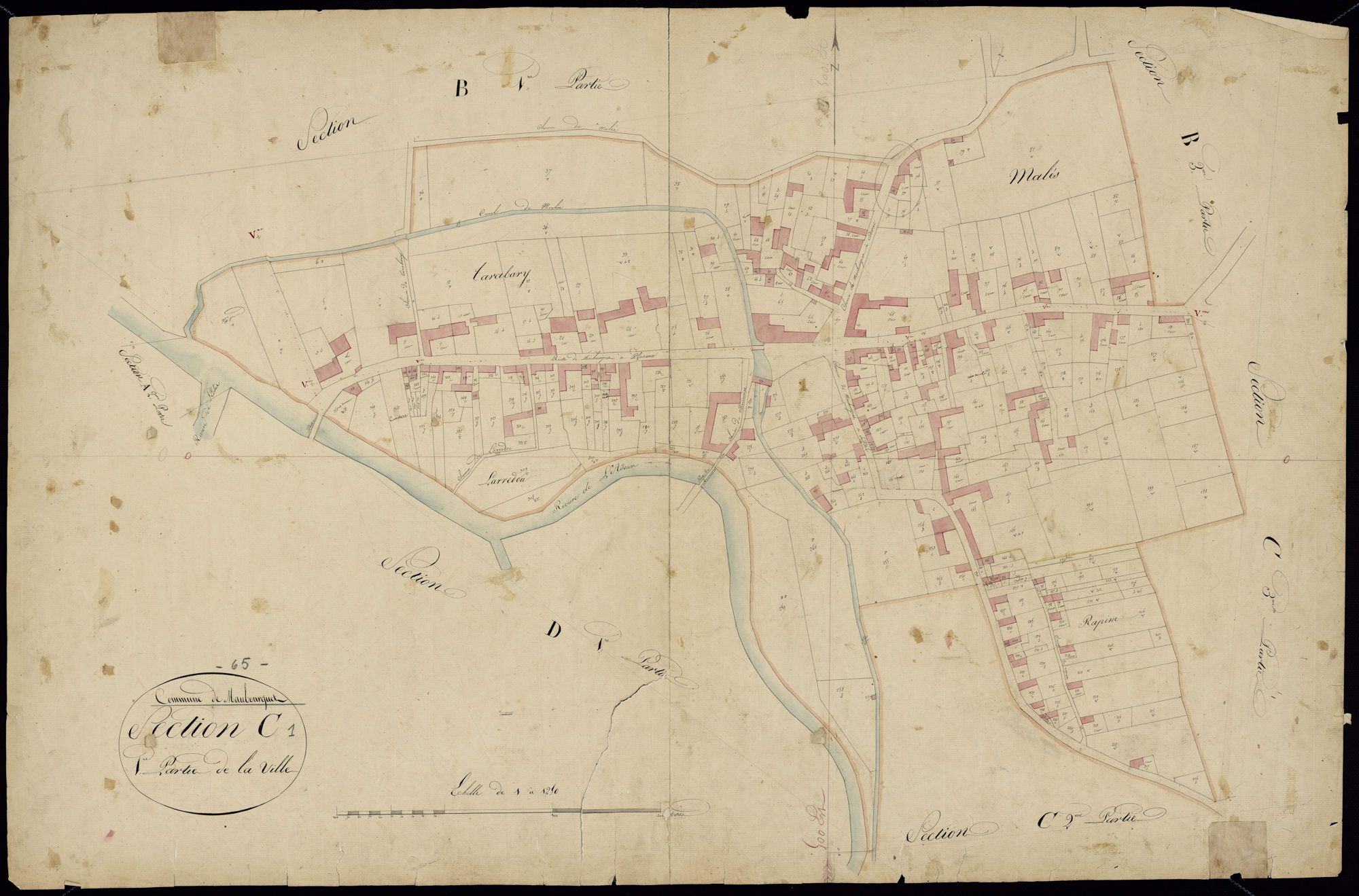 Maubourguet - Maubourguet.- Section C, 1re partie
