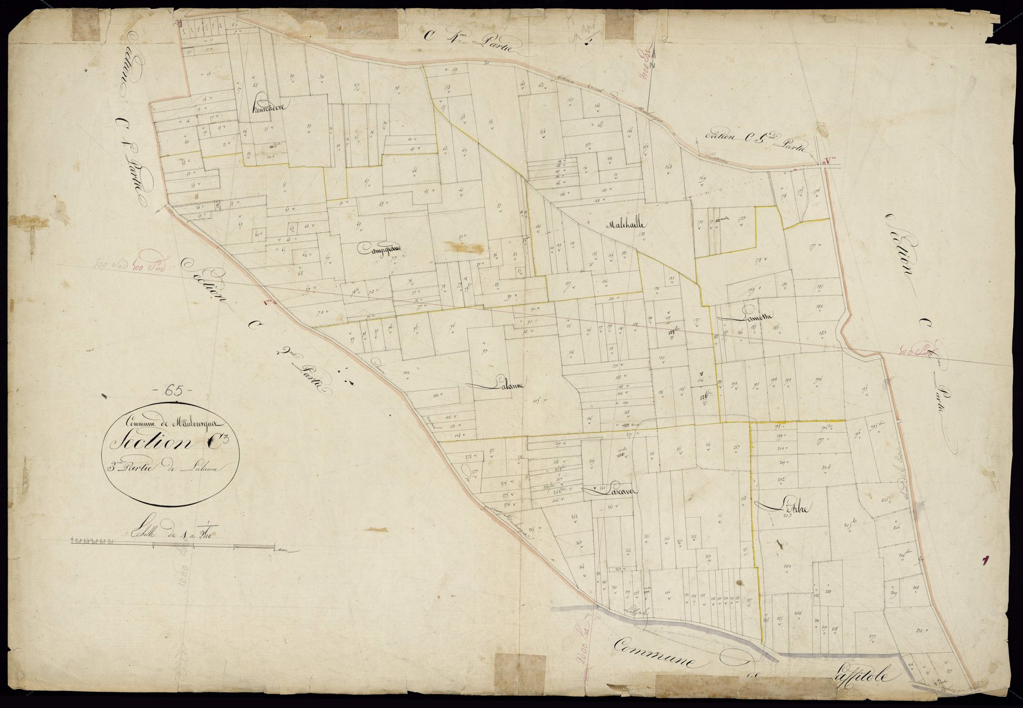 Maubourguet - Maubourguet.- Section C, 3e partie