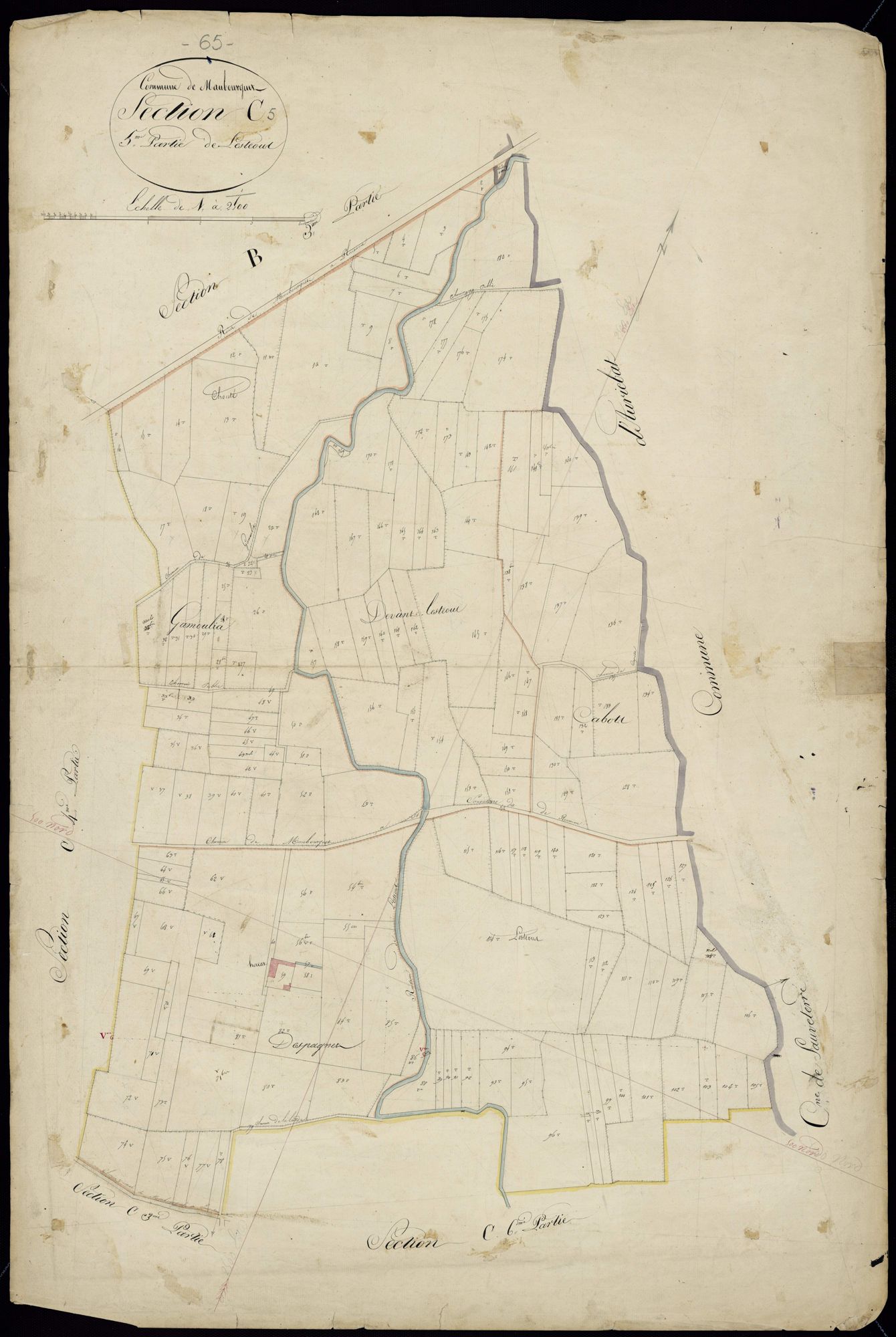 Maubourguet - Maubourguet.- Section C, 5e partie