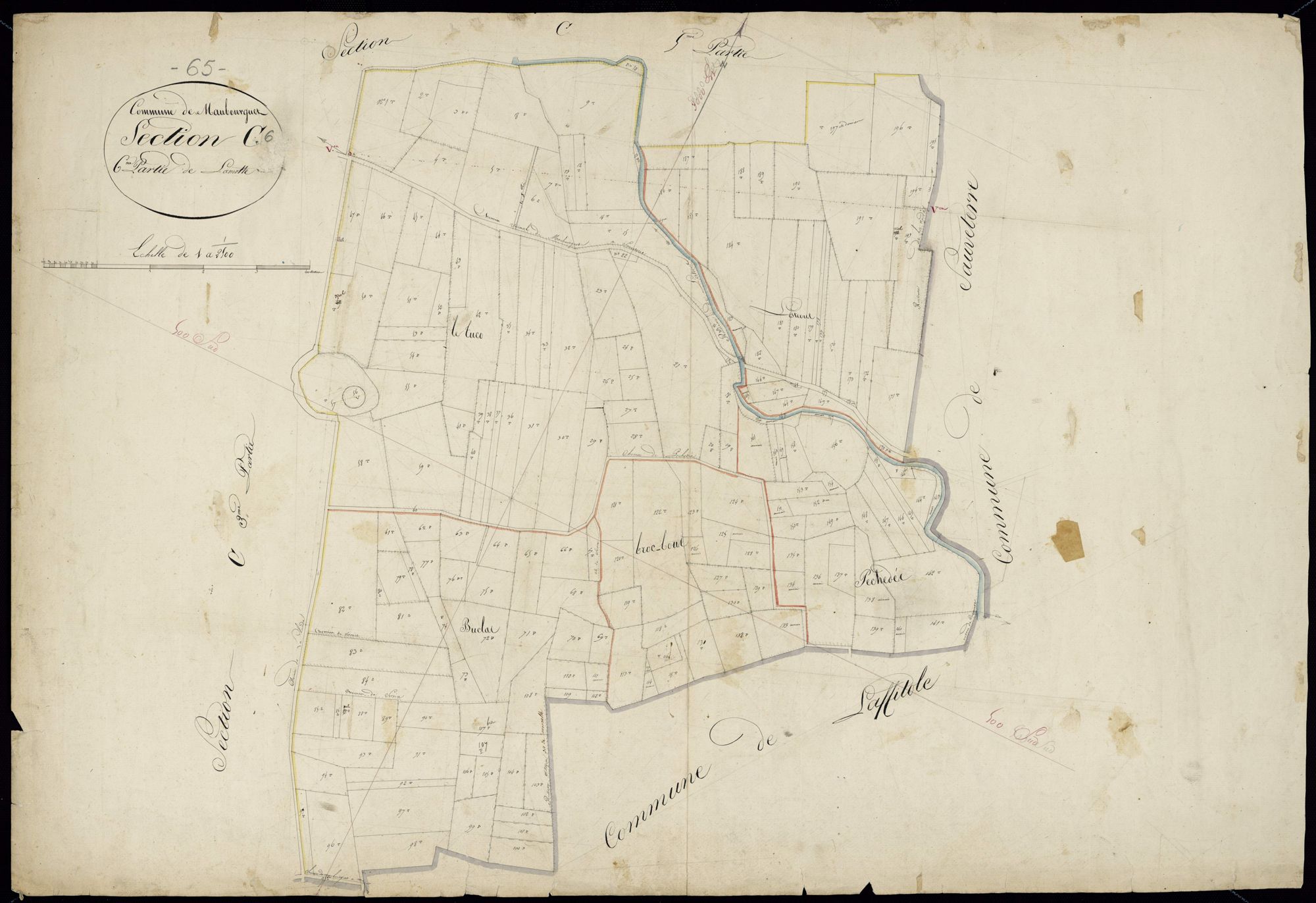 Maubourguet - Maubourguet.- Section C, 6e partie