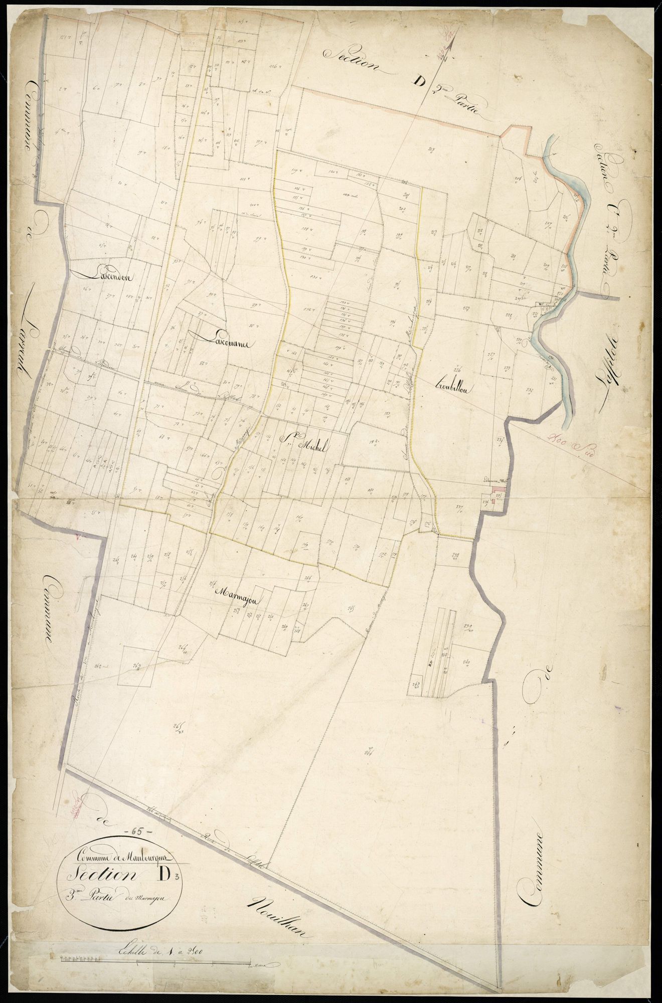 Maubourguet - Maubourguet.- Section D, 3e partie