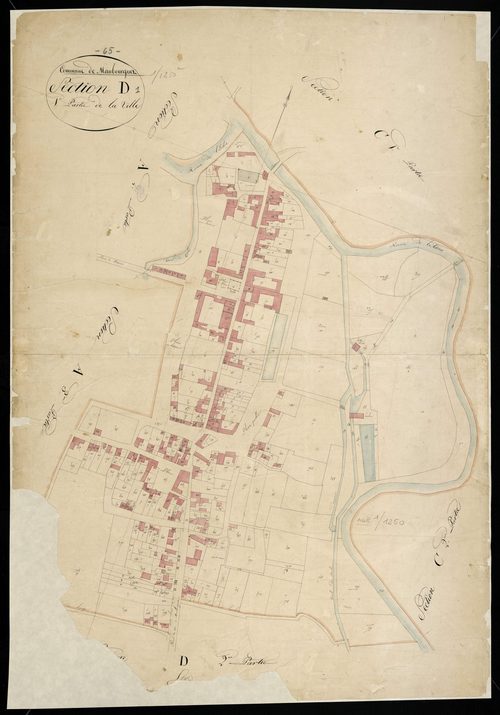 Maubourguet - Maubourguet.- Section D, 1re partie