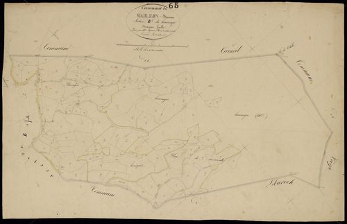 Mauléon-Barousse - Mauléon-Barousse.- Section B, 2e feuille