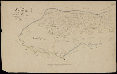 Mauvezin - Mauvezin.- Section A, 1re feuille