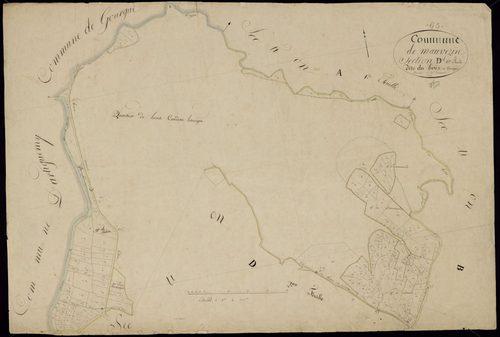 Mauvezin - Mauvezin.- Section D, 1re feuille