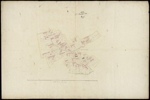 Mazères-de-Neste - Mazères-de-Neste.- Section B, feuille développement