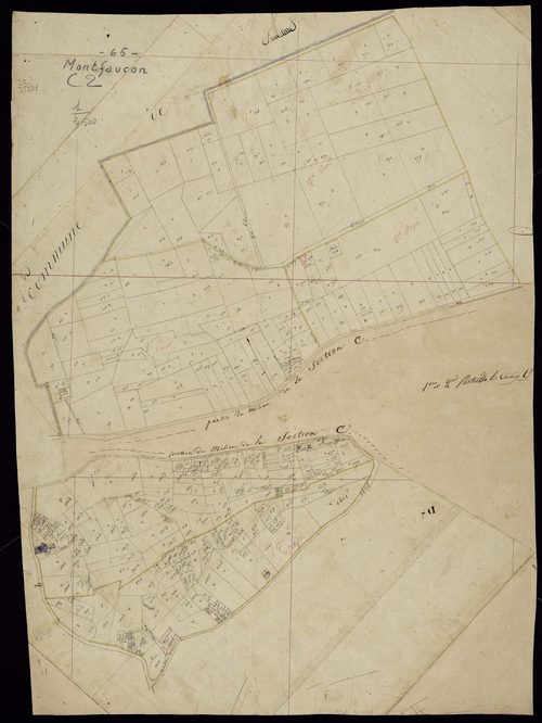 Monfaucon - Monfaucon.- Section C, 2e feuille