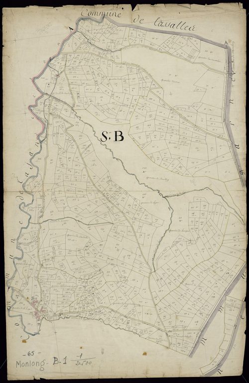 Monlong - Monlong.- Section B, 1re feuille