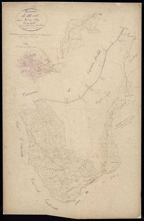 Mont - Mont.- Section A, 1re feuille