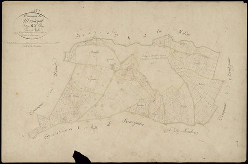 Montégut - Montégut.- Section B, 1re feuille