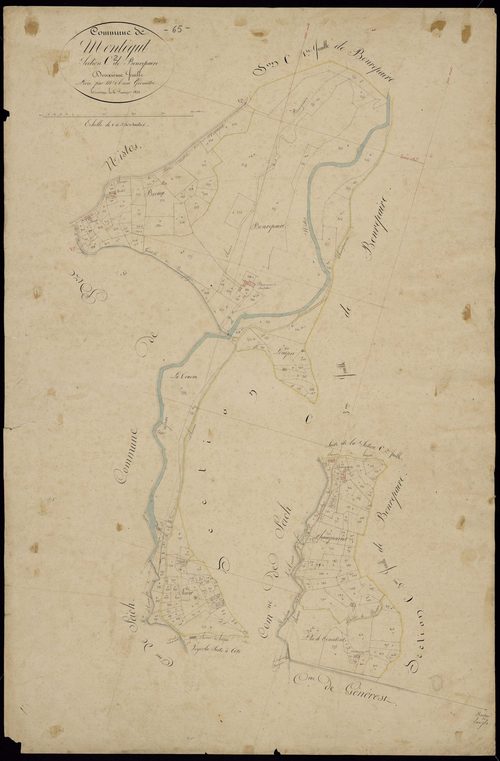 Montégut - Montégut.- Section C, 2e feuille