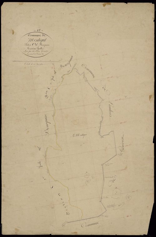 Montégut - Montégut.- Section C, 3e feuille