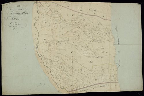 Montgaillard - Montgaillard.- Section D, 1re feuille