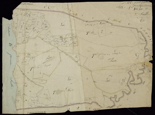 Montgaillard - Montgaillard.- Section D, 2e feuille