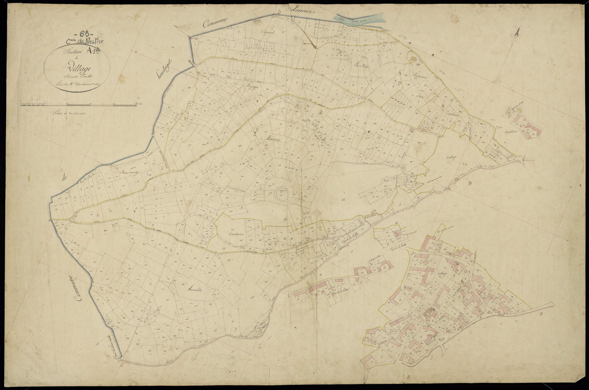Nestier - Nestier.- Section A, 1re feuille