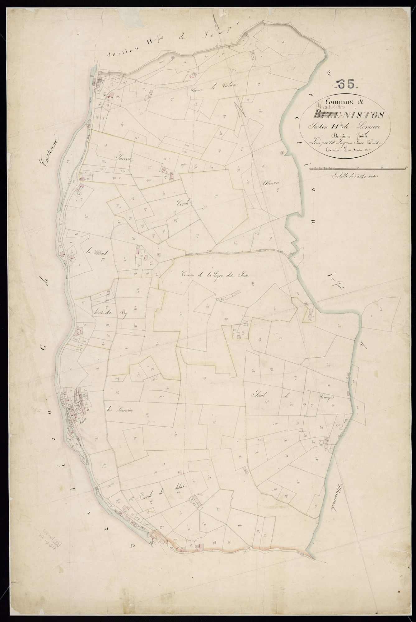 Nistos - Nistos.- Section H, 2e feuille