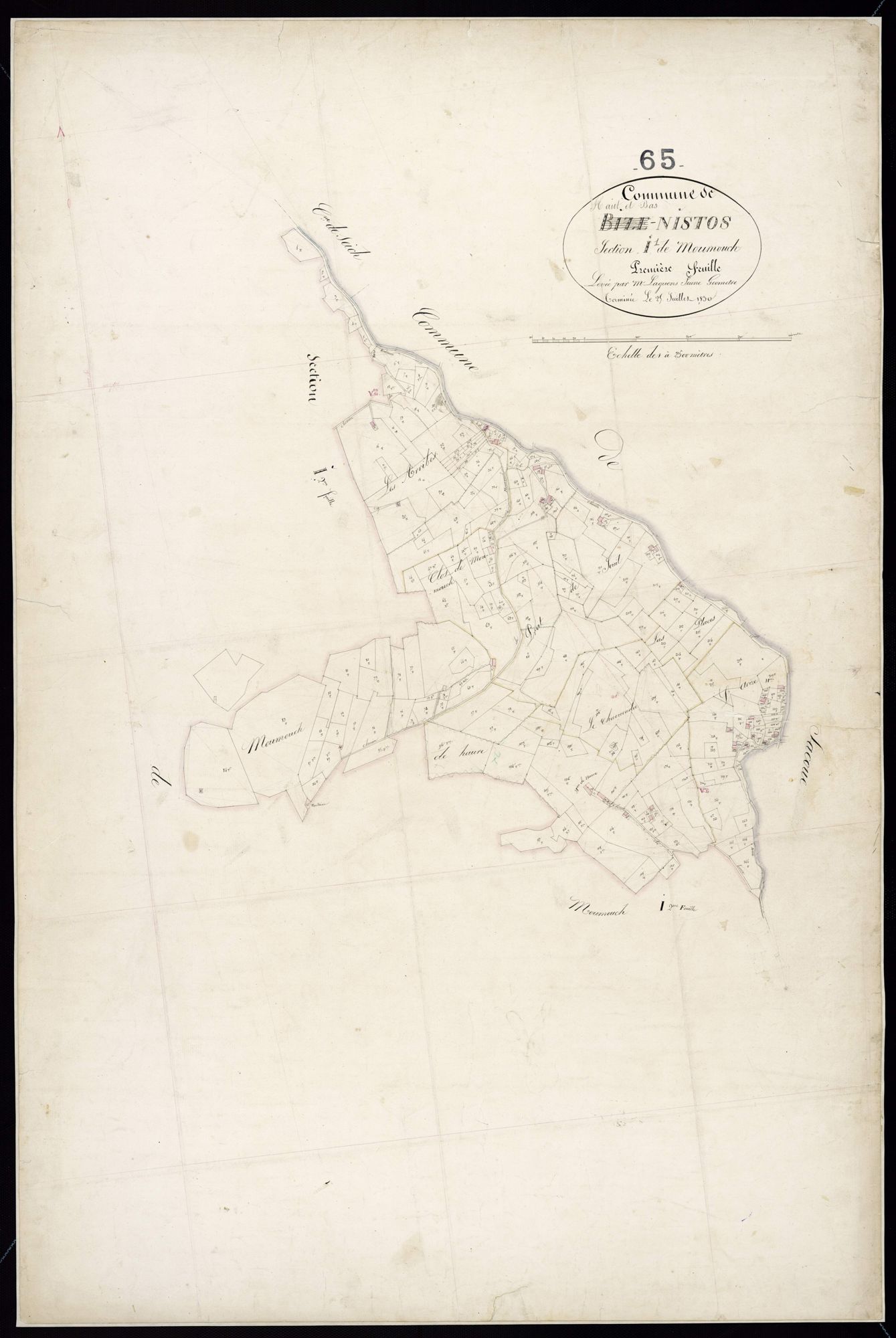 Nistos - Nistos.- Section I, 1re feuille