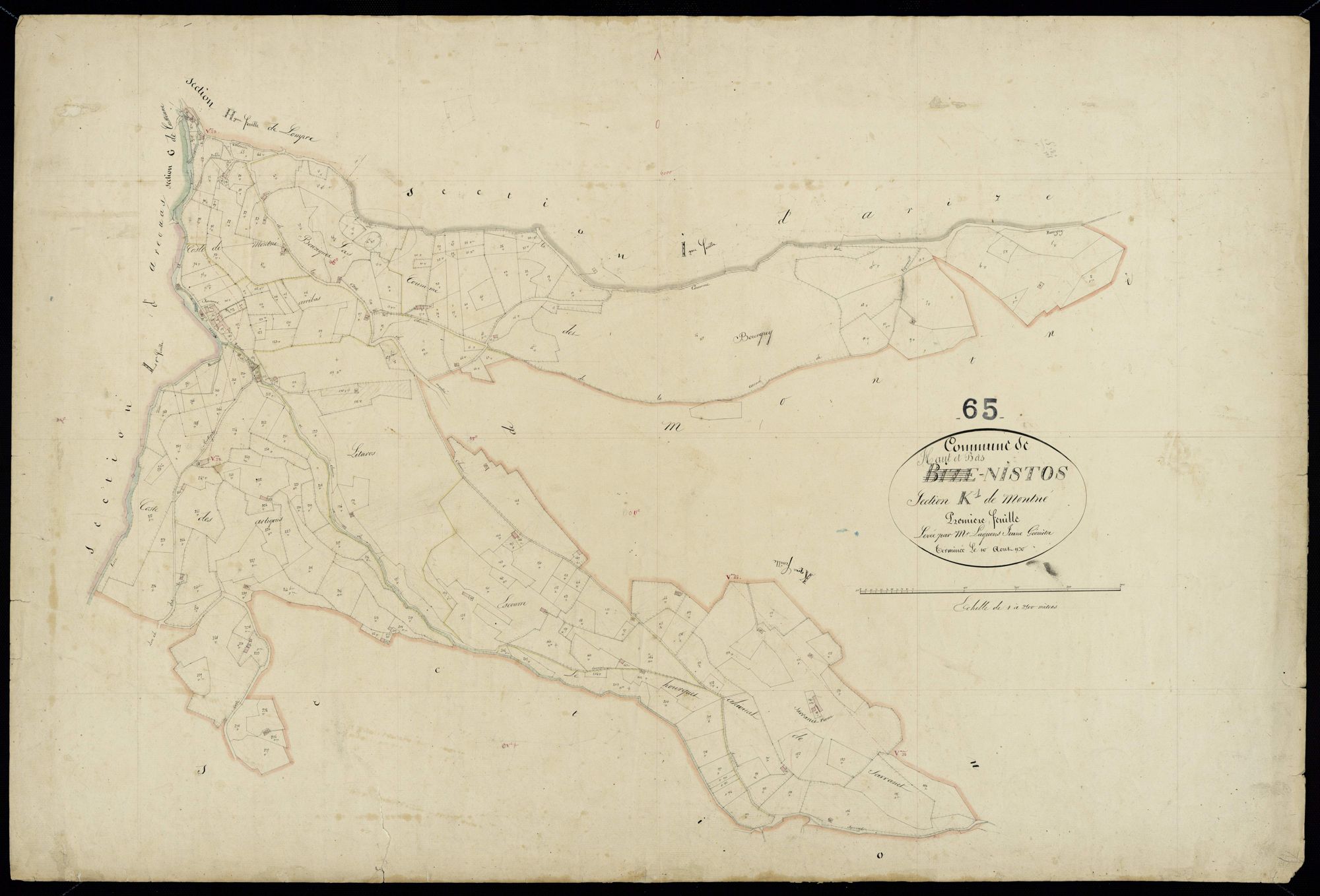 Nistos - Nistos.- Section K, 1re feuille