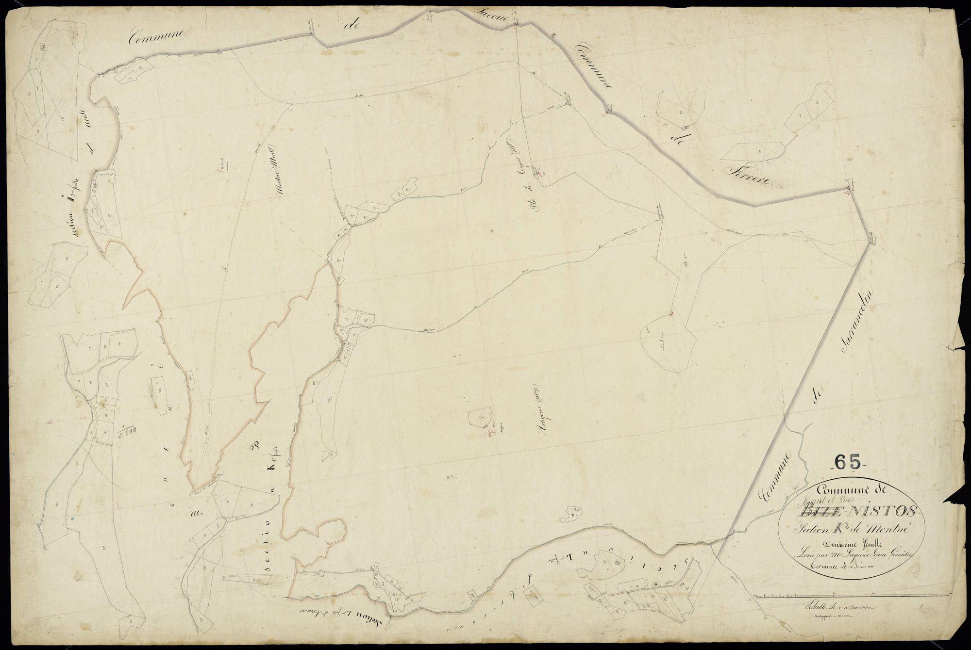 Nistos - Nistos.- Section K, 2e feuille