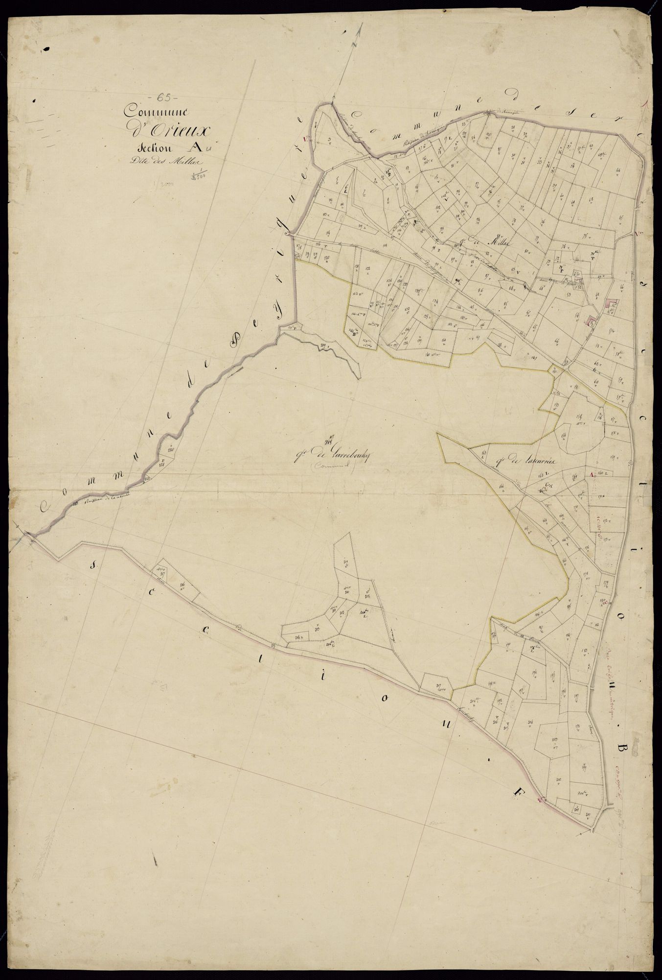 Orieux - Orieux.- Section A