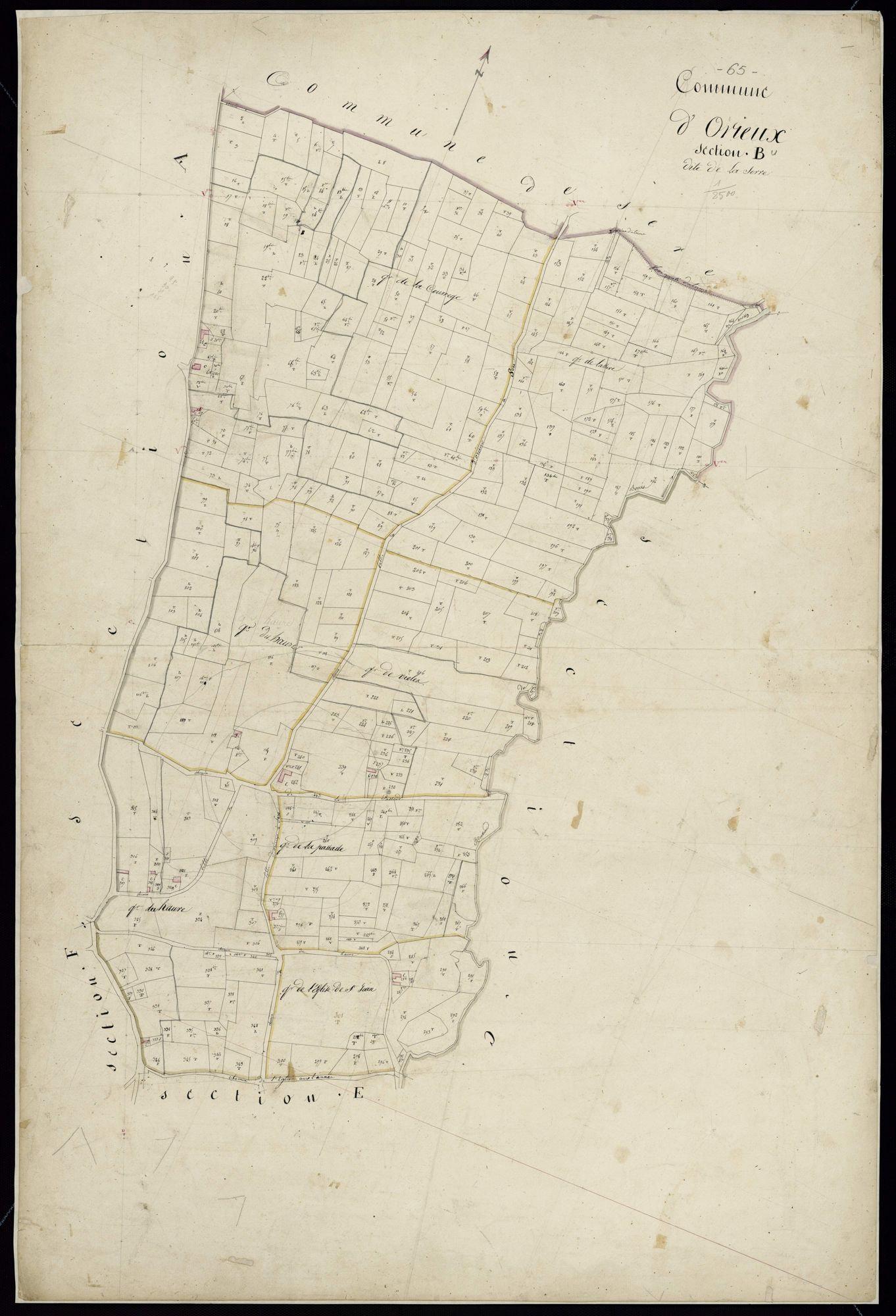 Orieux - Orieux.- Section B