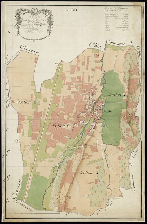 Orleix - Plan par masse de culture d'Orleix