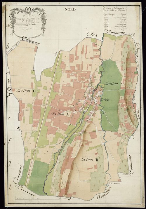 Orleix - Plan par masse de culture d'Orleix