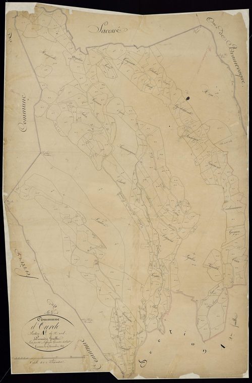 Ourde - Ourde.- Section A, 1re feuille