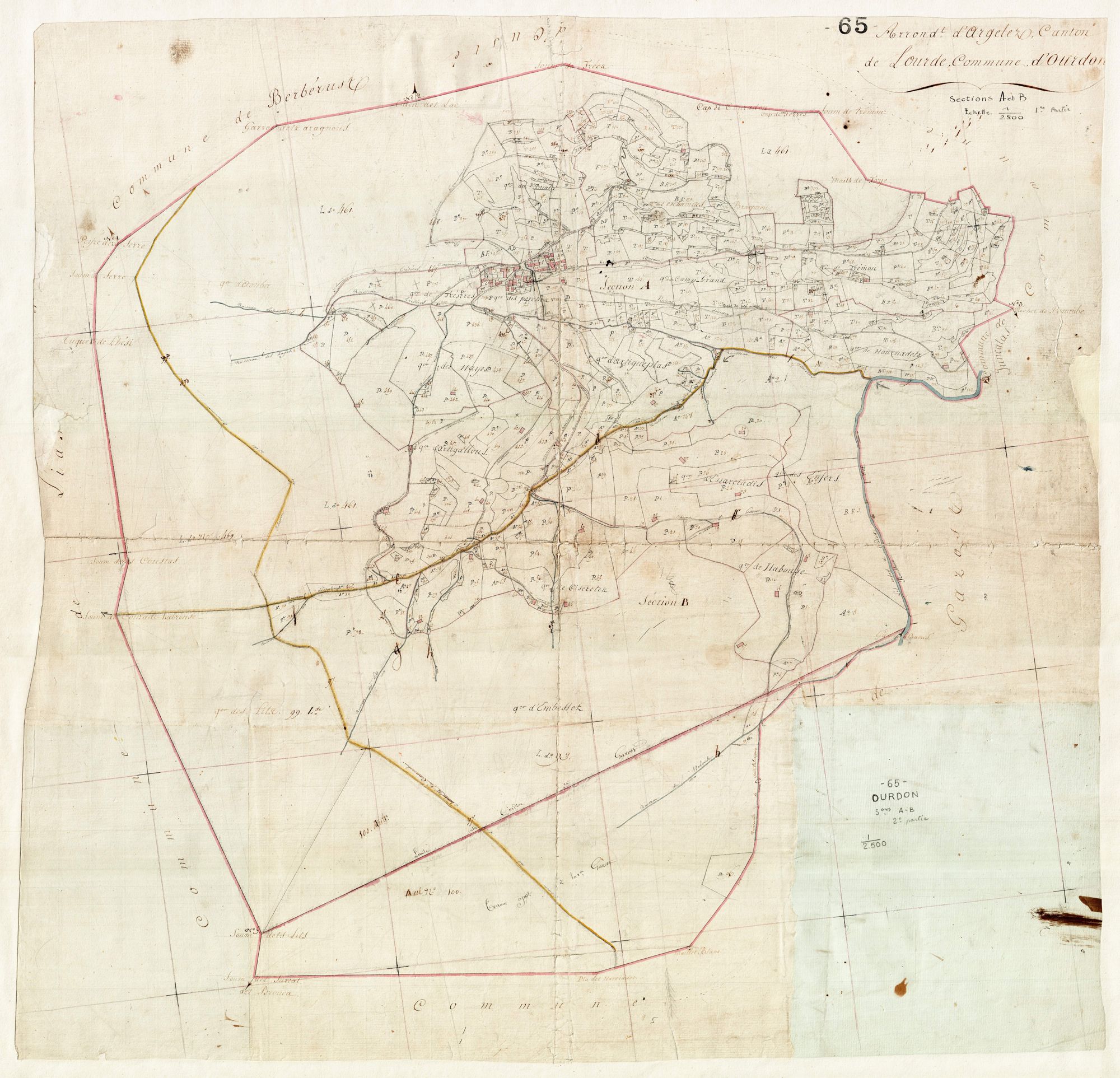 Ourdon - Ourdon.- Section AB