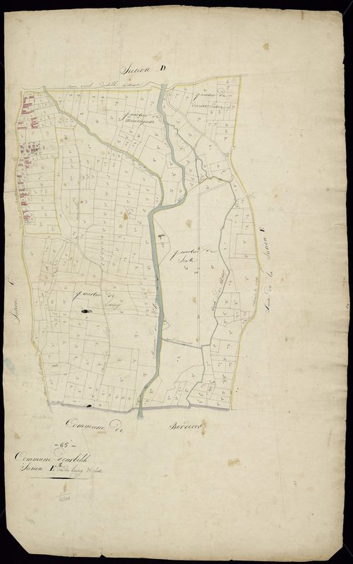 Oursbelille - Oursbelille.- Section E, 1re feuille