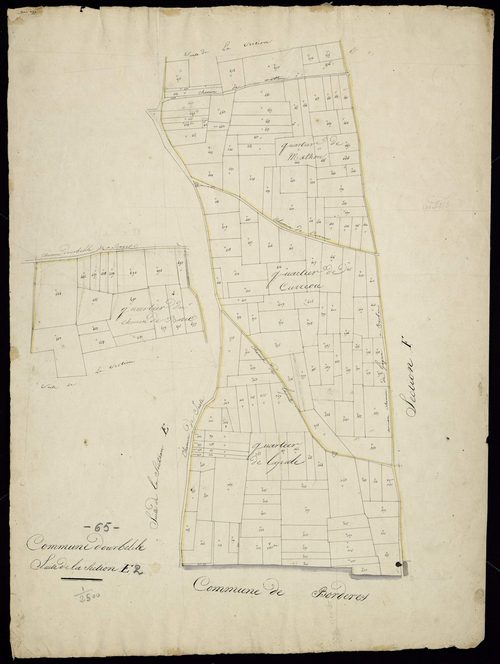 Oursbelille - Oursbelille.- Section E, 2e feuille