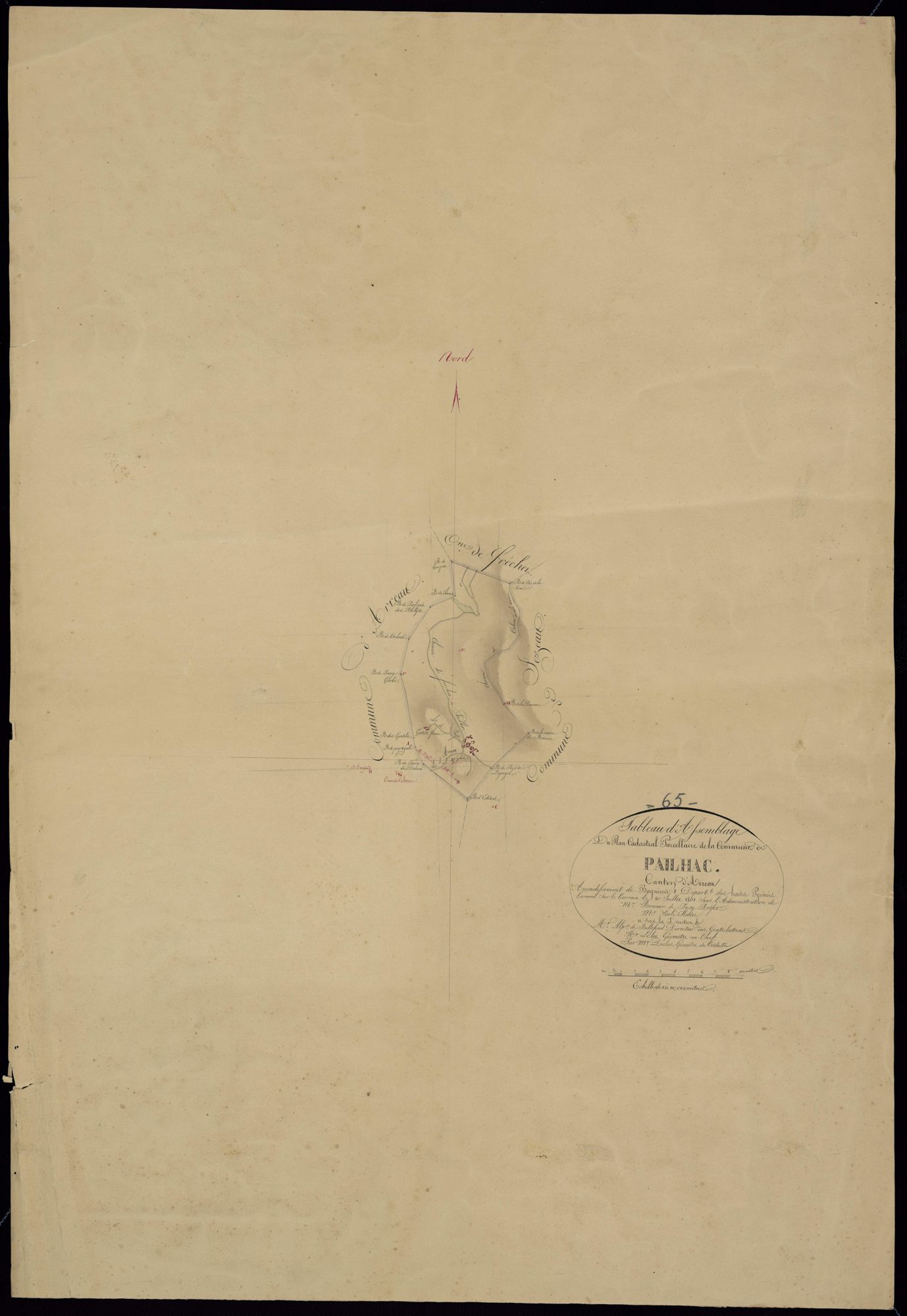 Pailhac - Pailhac.- Tableau d'assemblage