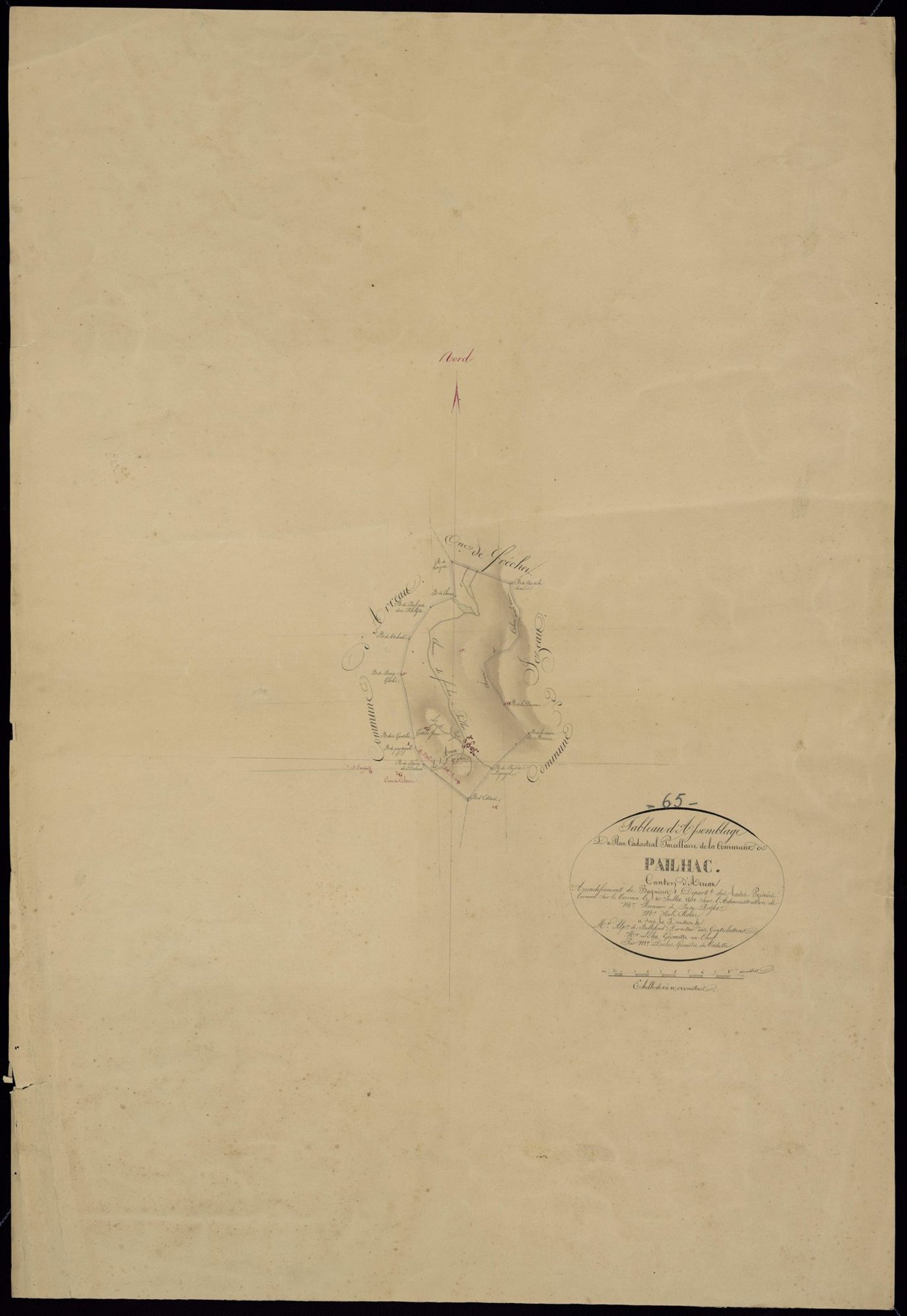 Pailhac - Pailhac.- Tableau d'assemblage