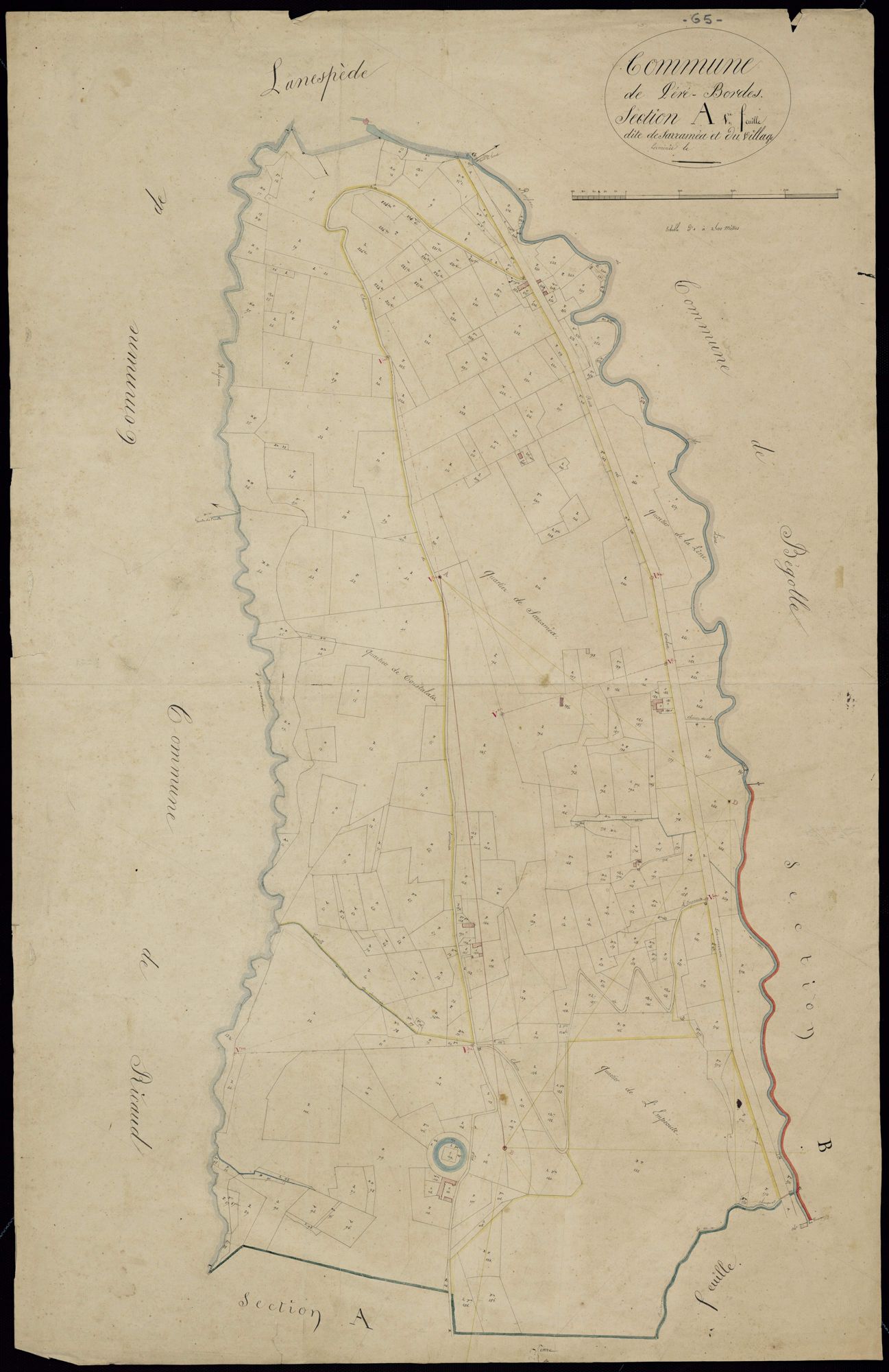 Péré - Péré.- Section A, 1re feuille
