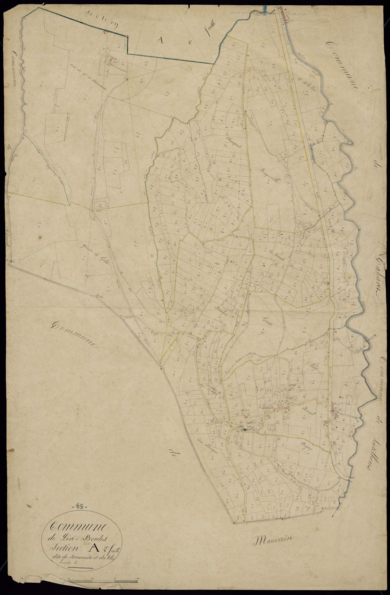 Péré - Péré.- Section A, 2e feuille