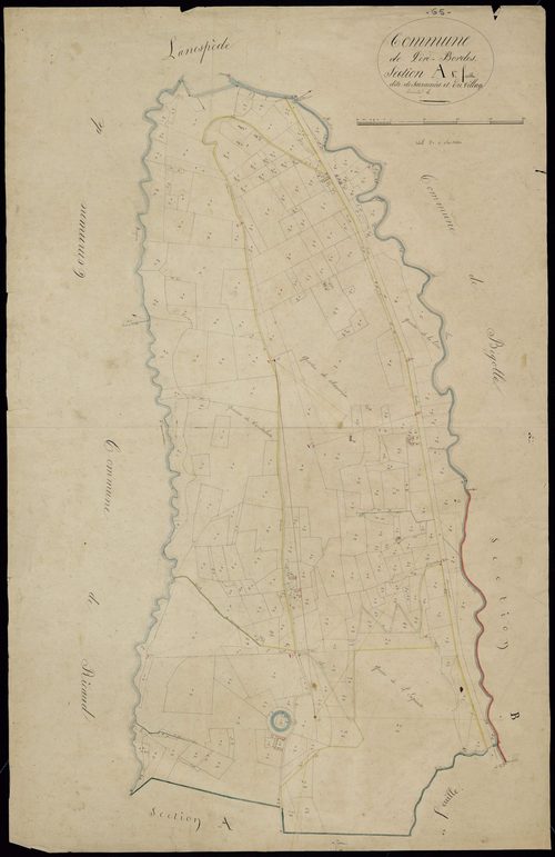 Péré - Péré.- Section A, 1re feuille