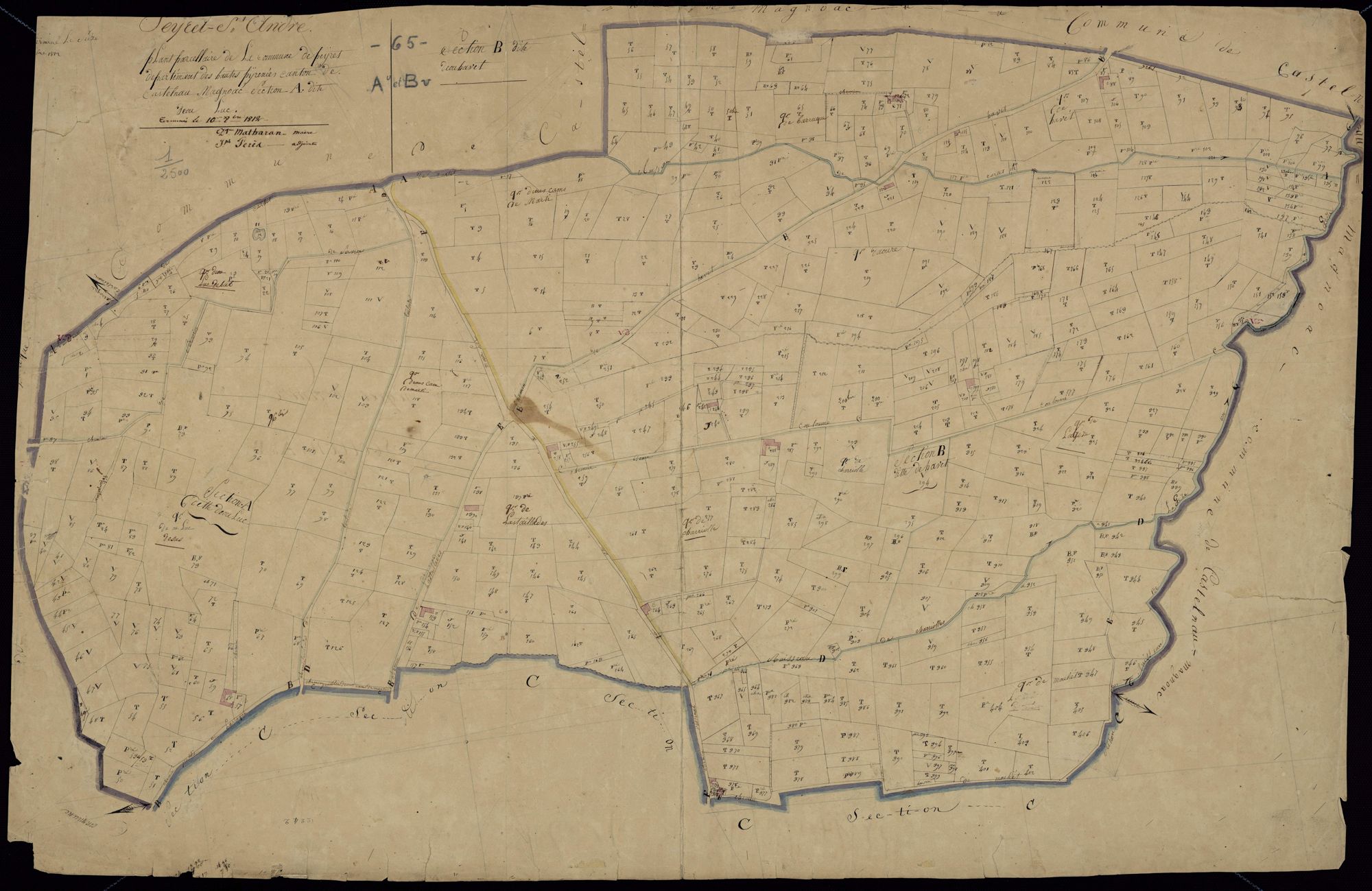 Peyret-Saint-André - Peyret-Saint-André.- Section AB