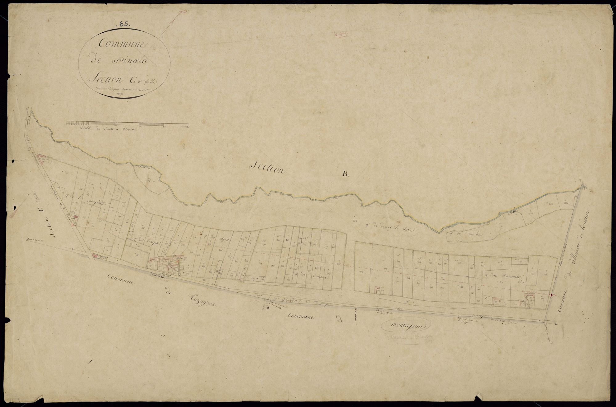 Pinas - Pinas.- Section C, 2e feuille
