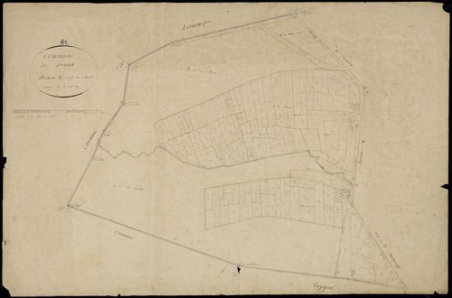 Pinas - Pinas.- Section C, 1re feuille