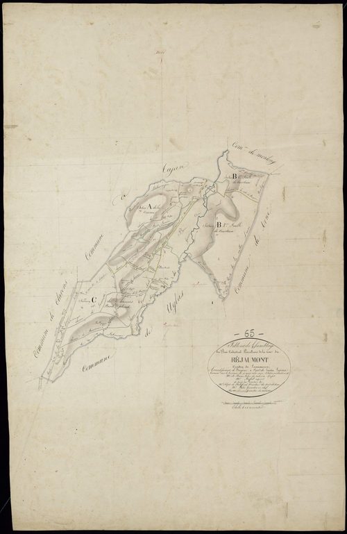 Réjaumont - Réjaumont.- Tableau d'assemblage