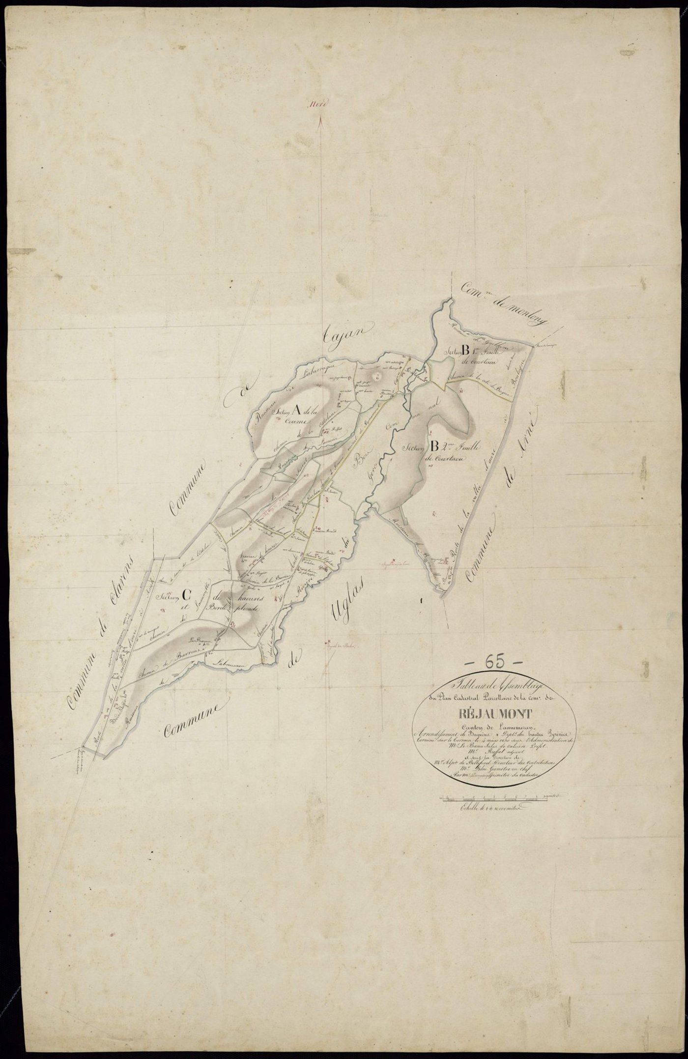 Réjaumont - Réjaumont.- Tableau d'assemblage