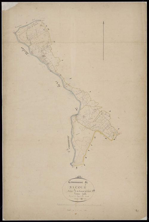 Sacoué - Sacoué.- Section A, 1re feuille