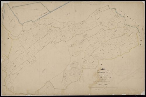 Sacoué - Sacoué.- Section B, 2e feuille