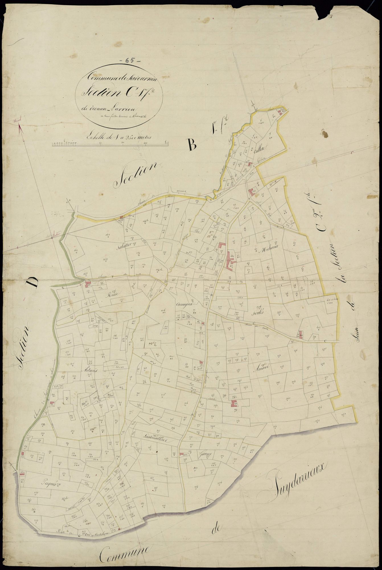 Sadournin - Sadournin.- Section C, 1re feuille