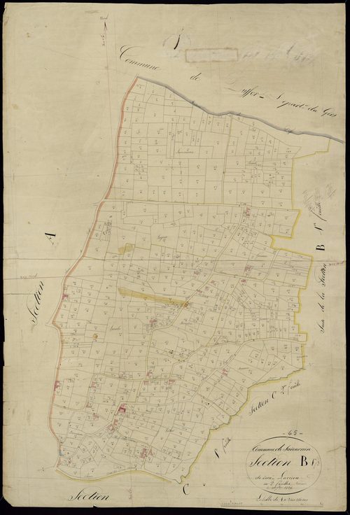 Sadournin - Sadournin.- Section B, 1re feuille