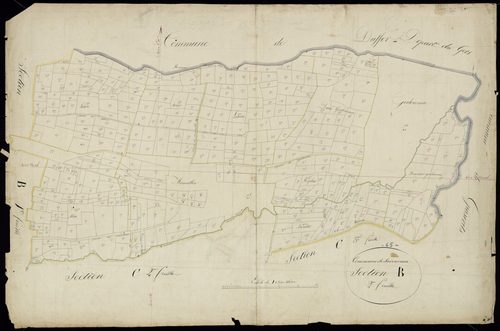 Sadournin - Sadournin.- Section B, 2e feuille